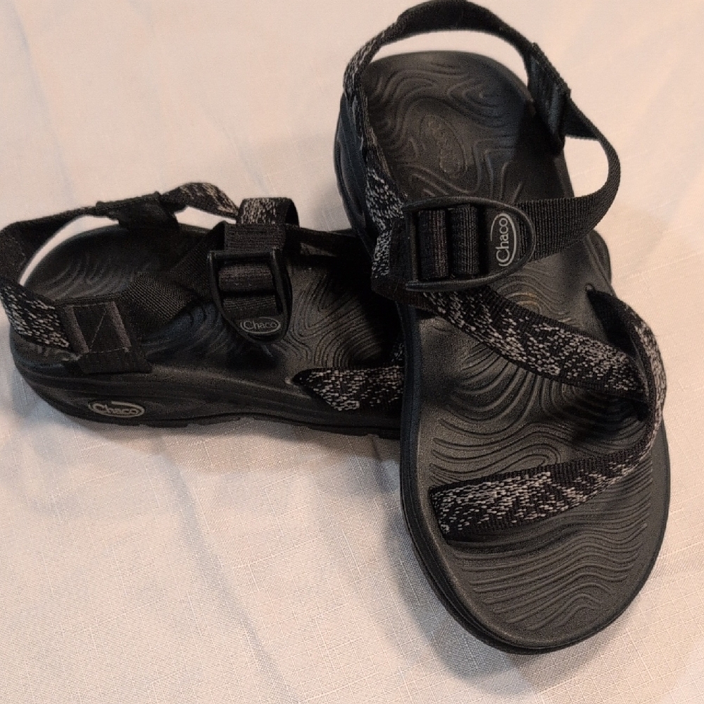 Chaco Black and Gray Outdoor Sandals